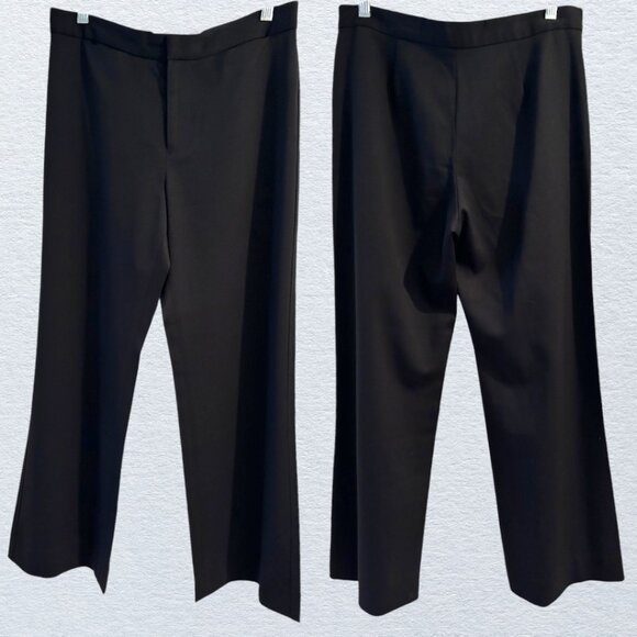 Club Monaco black wool straight leg pants - Picture 2 of 12